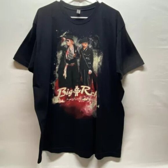Big & Rich Concert T-Shirt Men's Black 2XL American Apparel USA Tour 2012 Logo - Picture 14 of 14